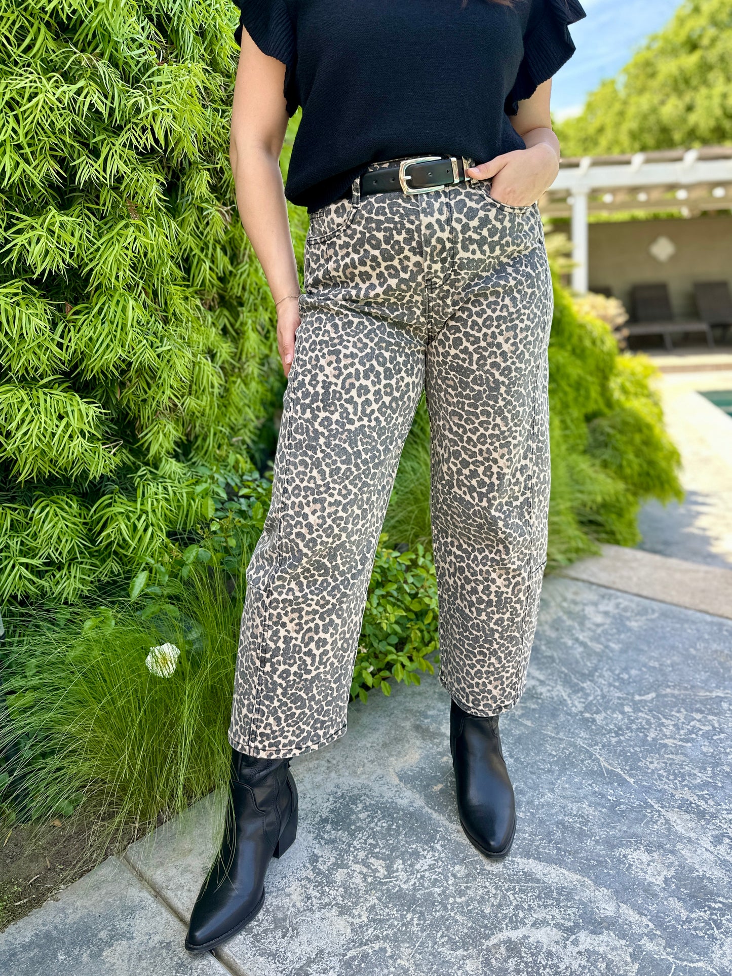 The Janine Leopard Pants
