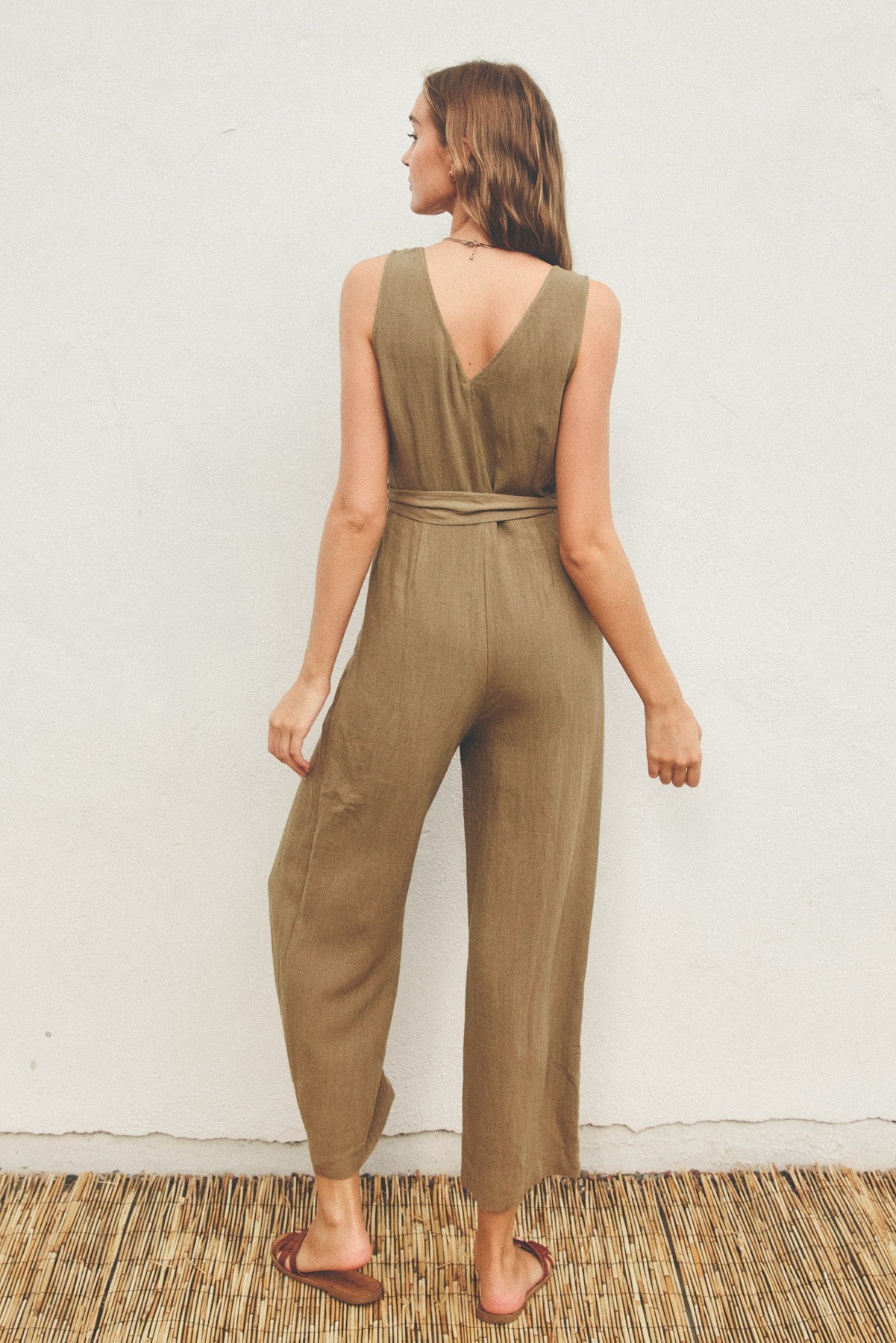 The Kira Sash Belt Jumpsuit