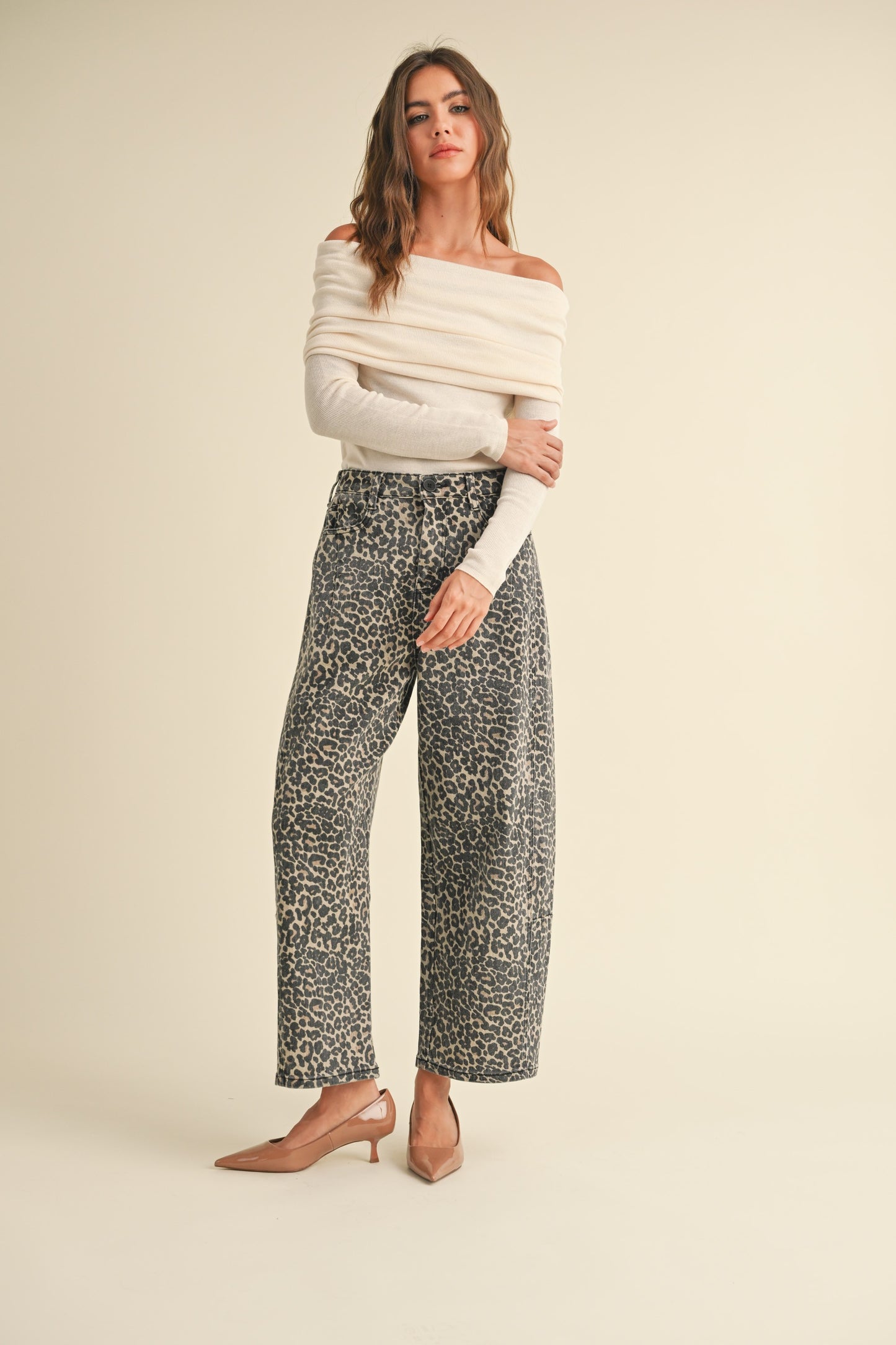 The Janine Leopard Pants