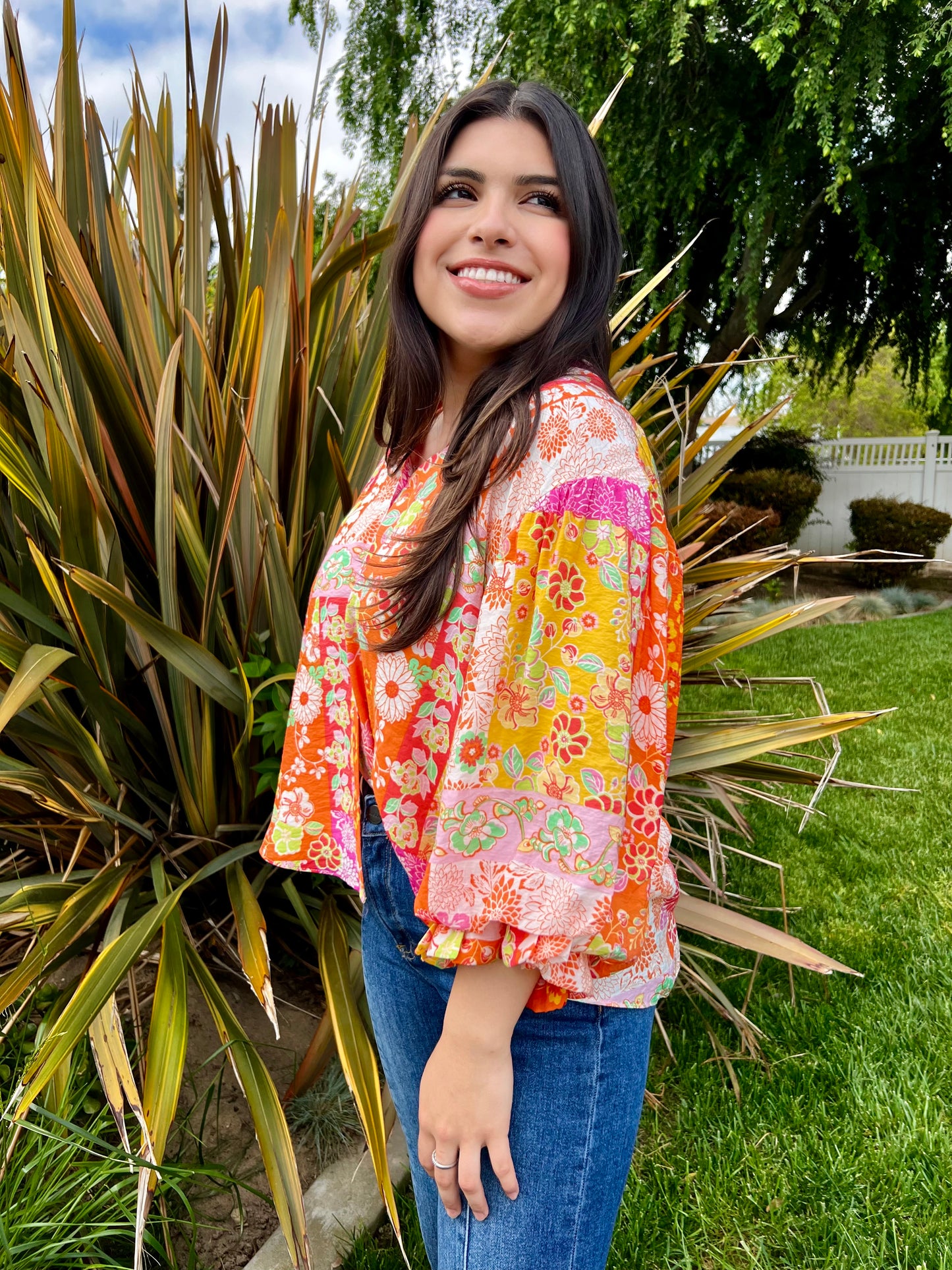 The Janine Floral Blouse