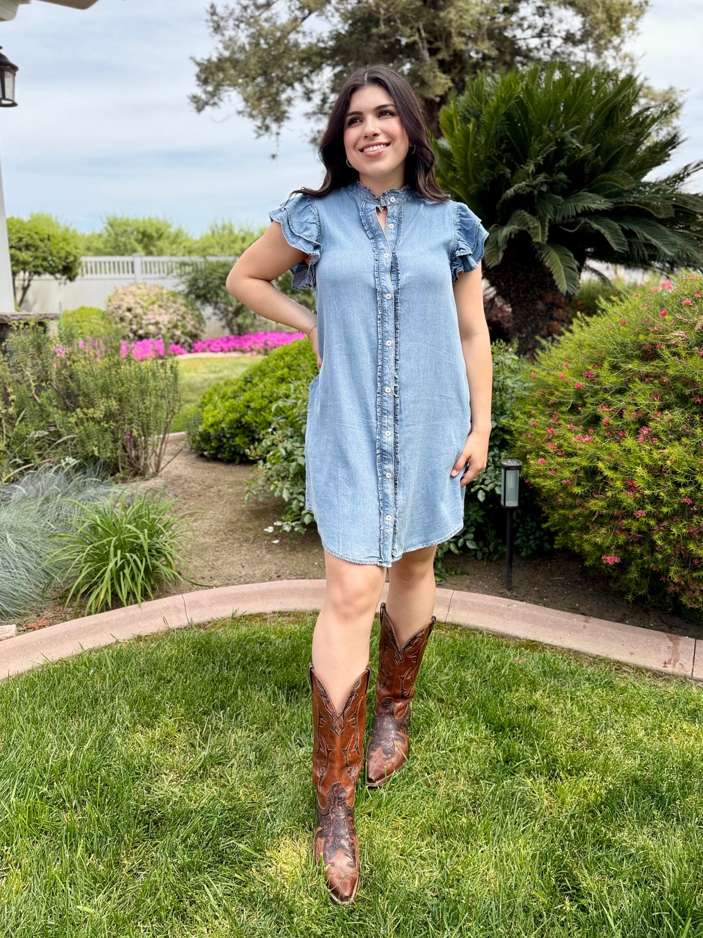 The Olivia Denim Dress