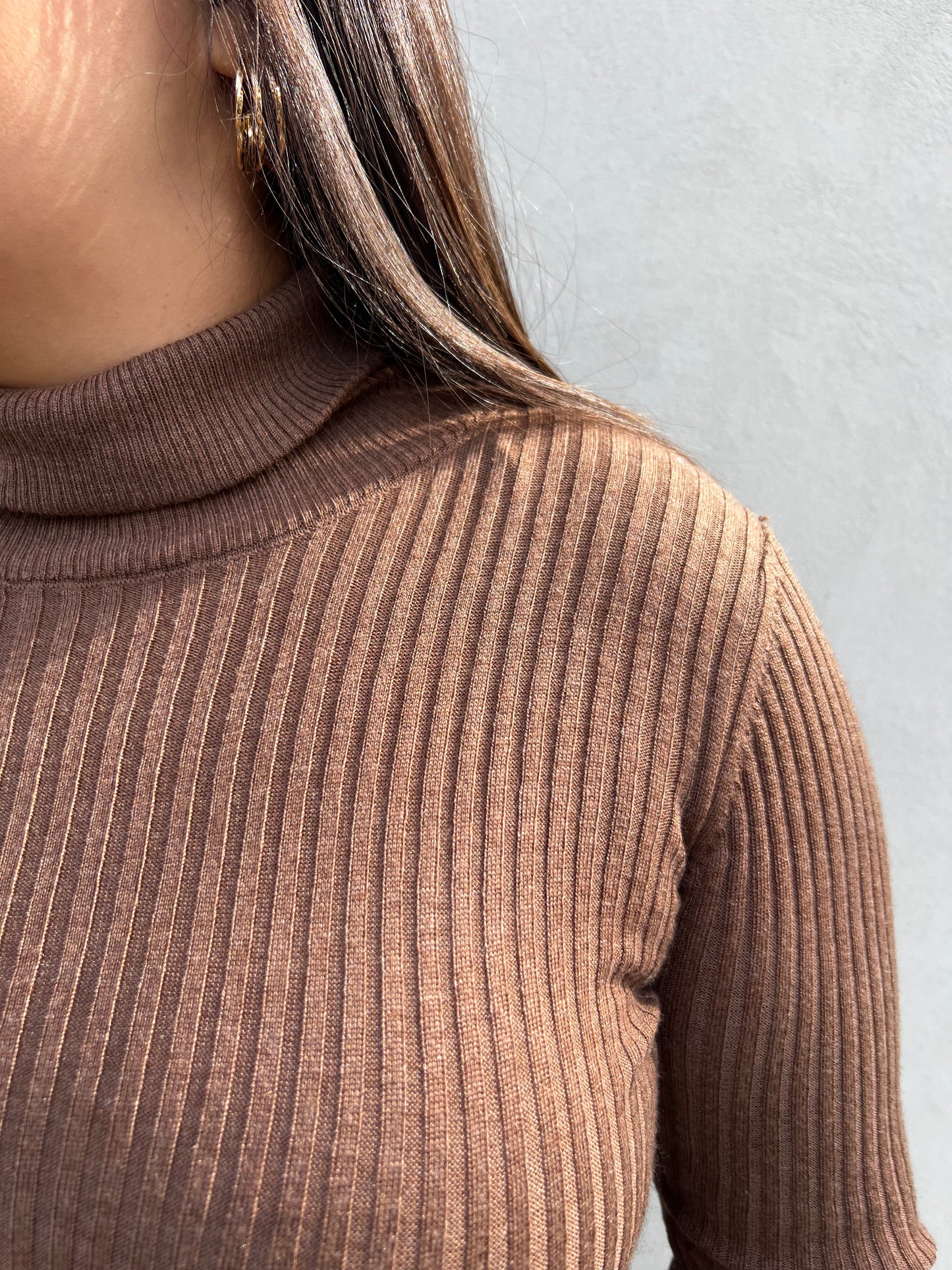 The Katherine Turtleneck Cropped Sweater