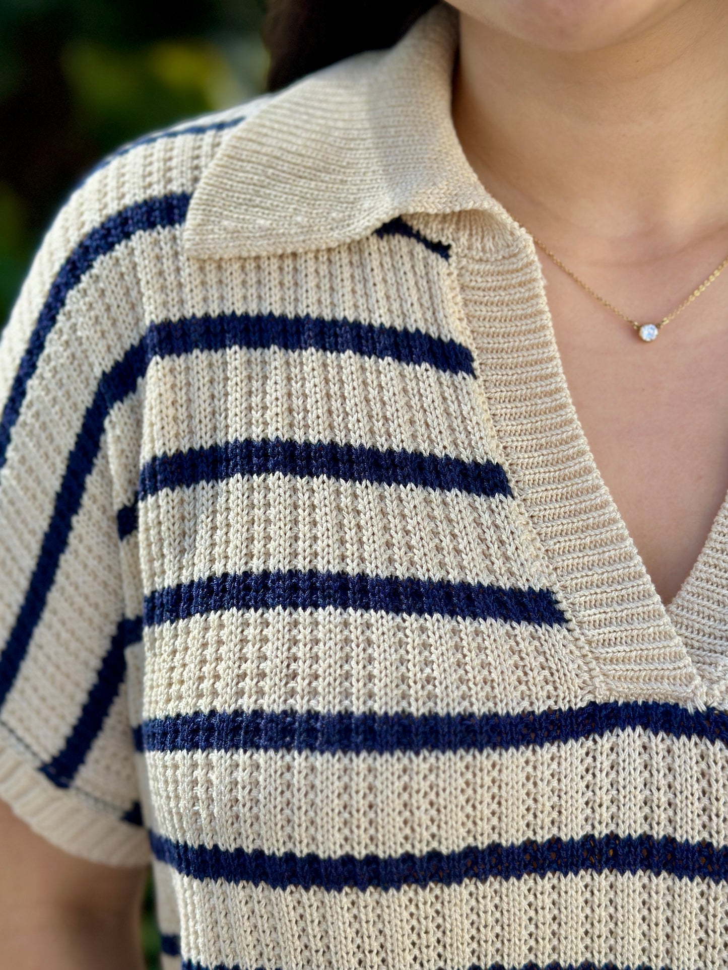 The Melanie Striped Blouse