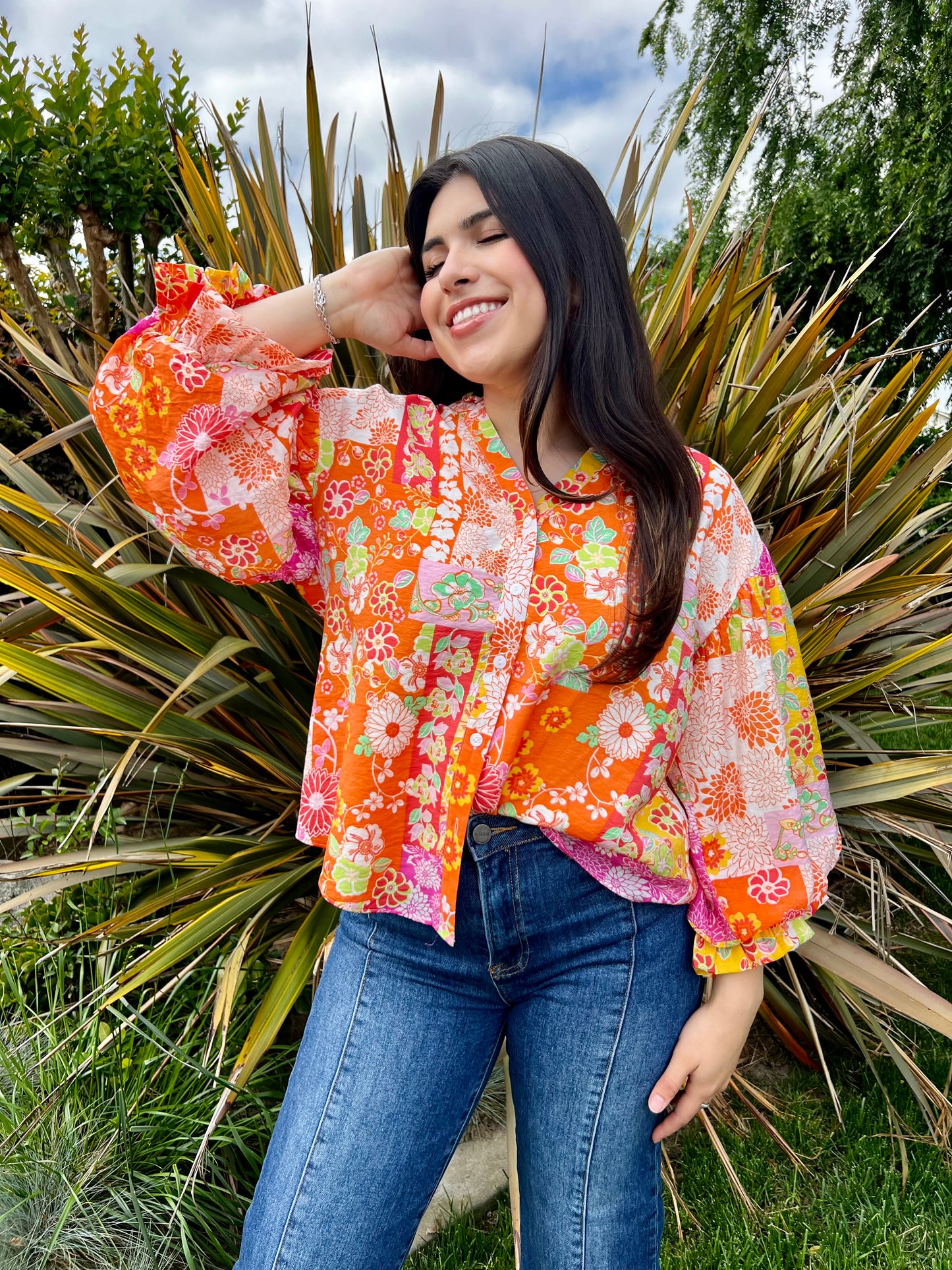 The Janine Floral Blouse