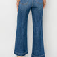 RISEN High Rise Ankle Wide Leg Jeans
