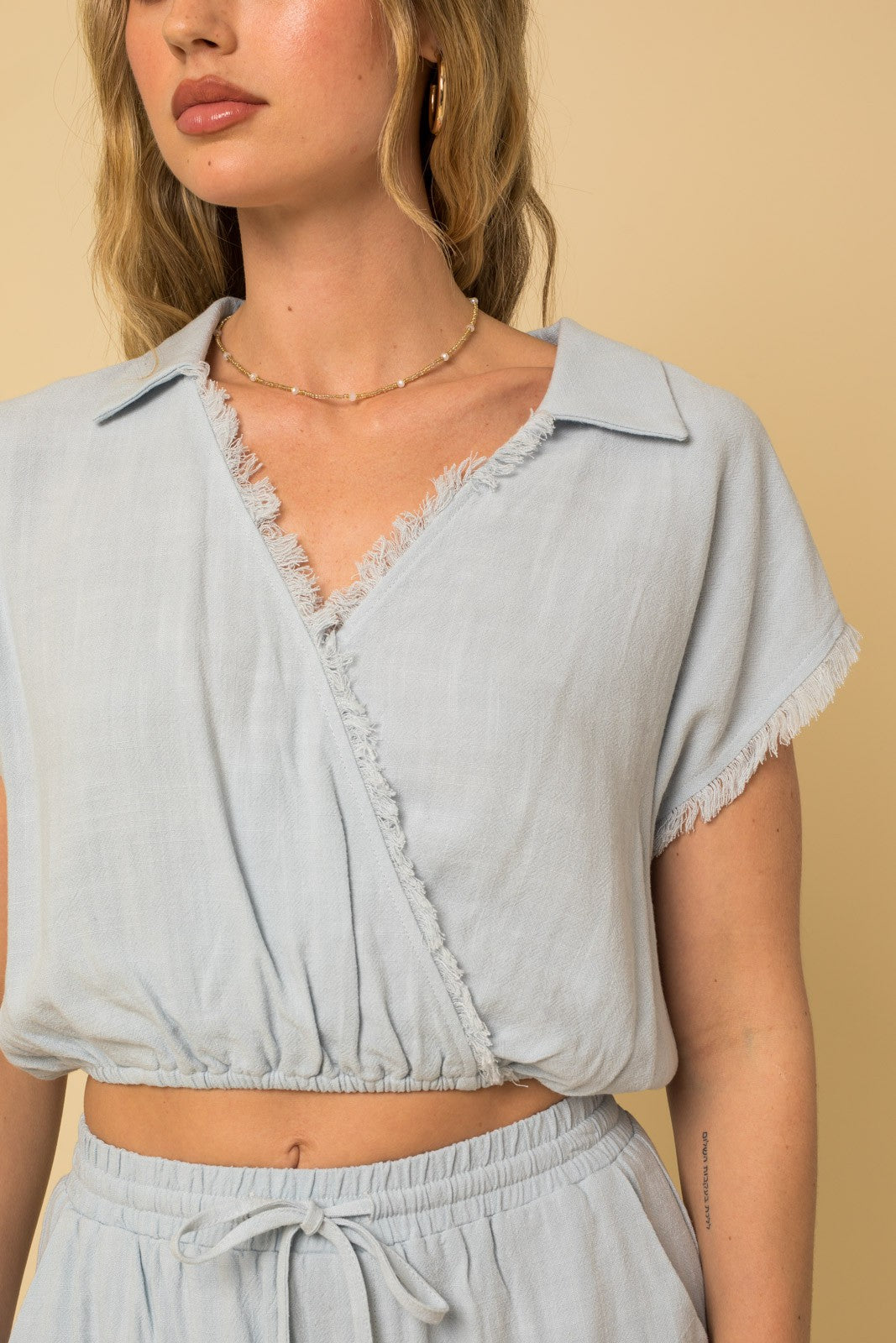 The Sandy Collared Top