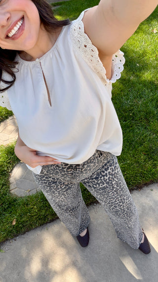 Leopard Print Women's Jeans