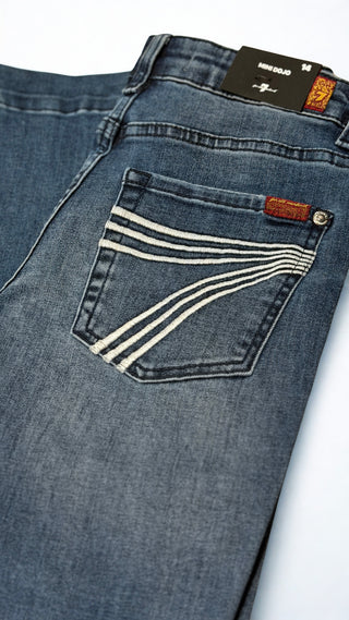 Youth 7 For All Mankind Mini Dojo Jeans - Lake Blue