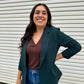 The Shirred Sleeve Blazer