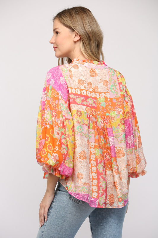 The Janine Floral Blouse