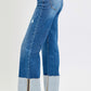 RISEN Cuffed Wide Leg Jeans