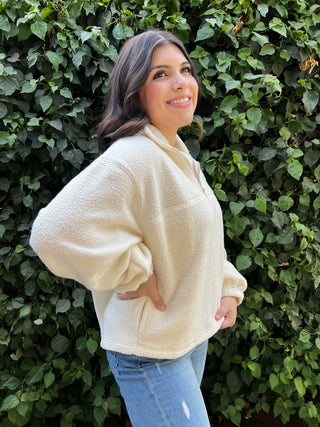 The Sherpa Half-Zip Pullover