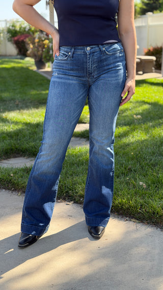 7 For All Mankind Dojo in Lake Blue - LONG