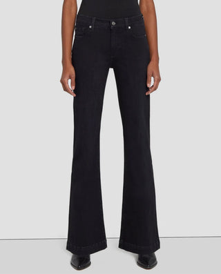 7 For All Mankind Tailorless Dojo in Black Rose - SHORT