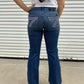 7 For All Mankind Dojo Jeans in Old Fashioned 7 Soft Pink - LONG