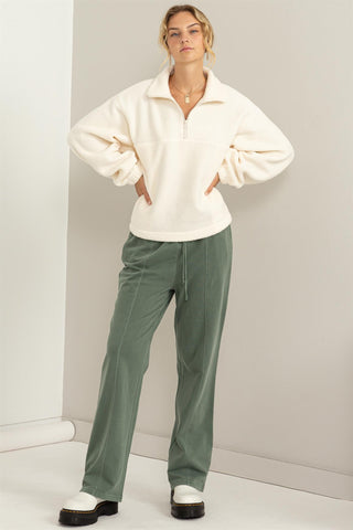 The Sherpa Half-Zip Pullover