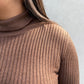 The Katherine Turtleneck Cropped Sweater