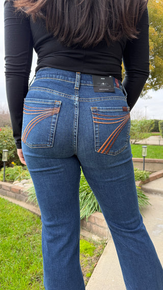 7 For All Mankind Dojo Jeans in Rebellion - LONG