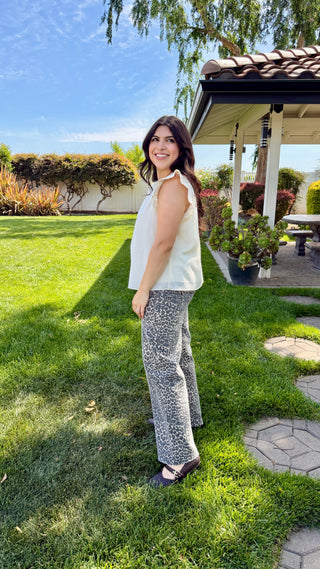 Leopard Print Women's Jeans