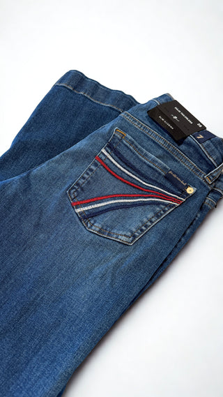 7 For All Mankind Tailorless Dojo jeans in Royalty - SHORT