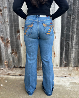 7 For All Mankind Modern Dojo in Carrie Light - LONG