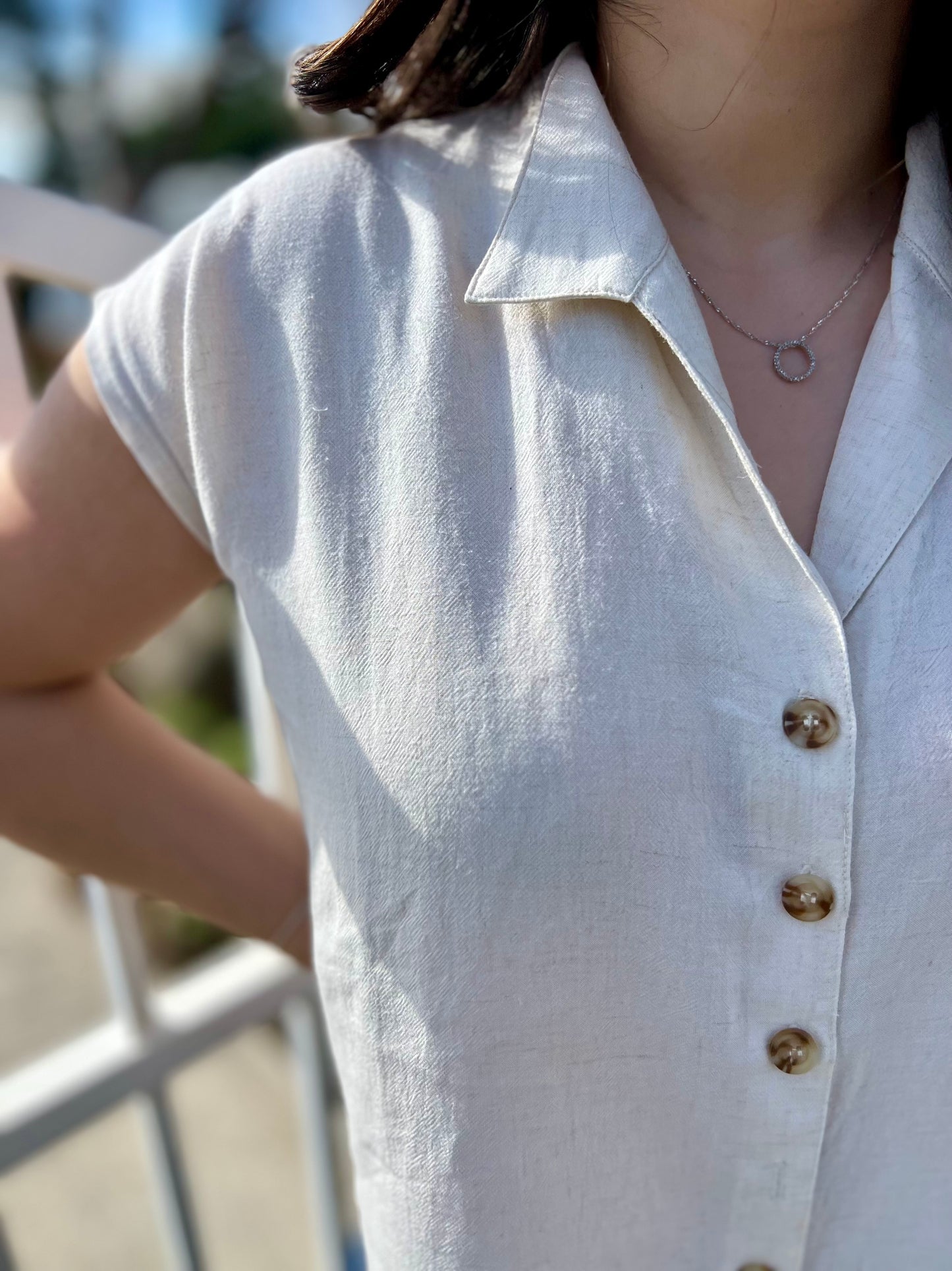 The Louisa Button Down Top