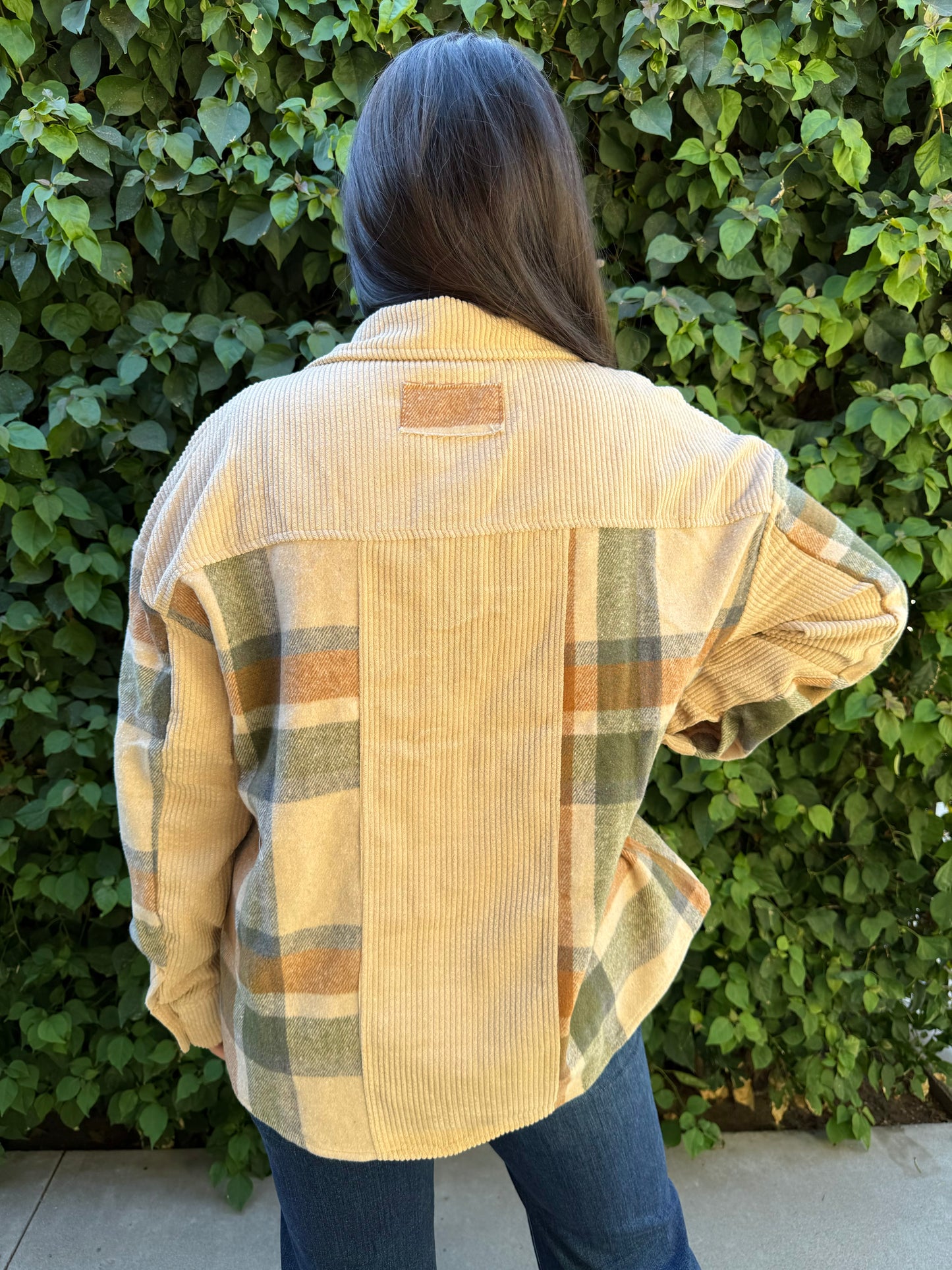 The Color Block Corduroy Flannel