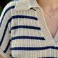 The Melanie Striped Blouse