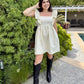 The Sabrina Ruffle Sleeve Dress