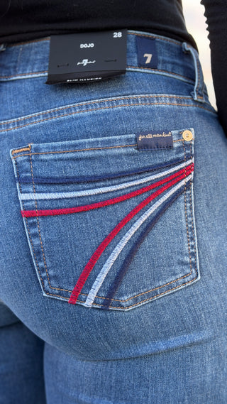 7 For All Mankind Dojo in Royalty - LONG