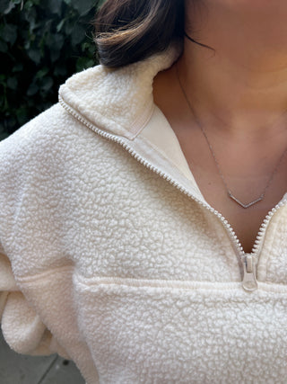 The Sherpa Half-Zip Pullover