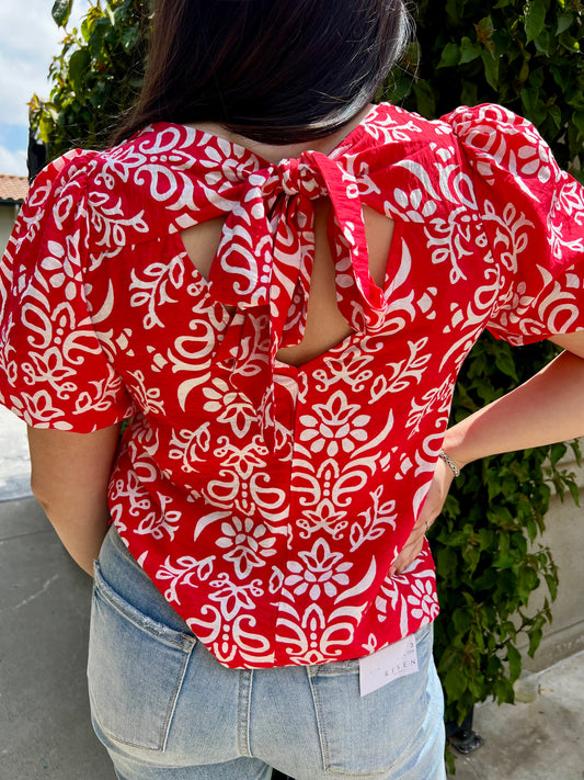 The Serena Floral Blouse
