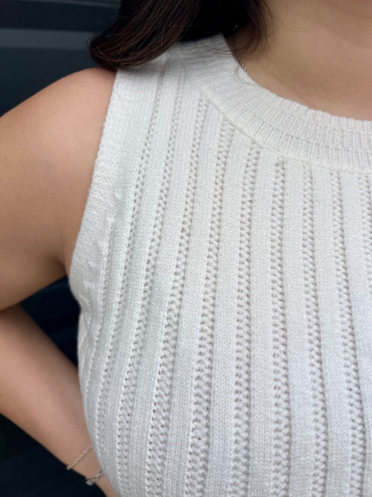 The Lizzy Knitted Tank