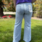 RISEN Mid Rise Wide Leg Jeans