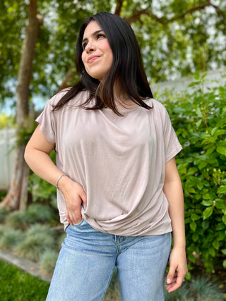 The Ruched Short Sleeve Blouse