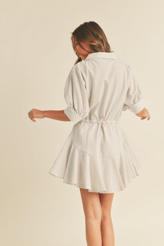 The Striped Button Down Dress