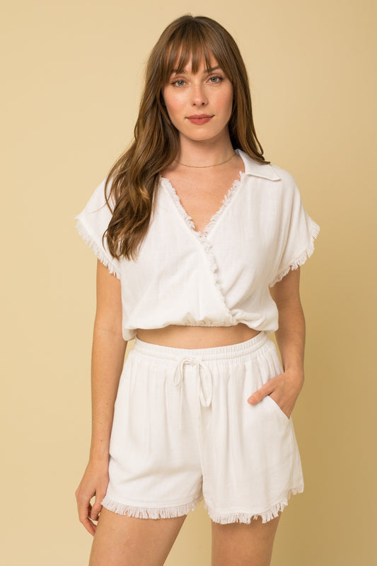 The Sandy Collared Top