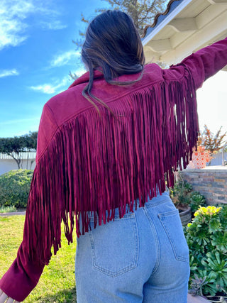 The Classic Fringe Cropped Blazer