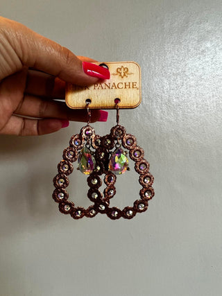 Copper Dangle Earrings