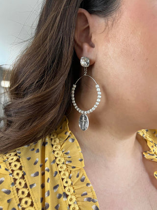 The Larissa Silver Earrings