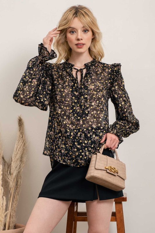 The Mary Anne Long Sleeve Blouse