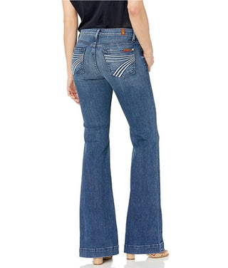 7 For All Mankind Dojo in Lake Blue - LONG