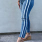 The Ankle Skinny with Double Stripes