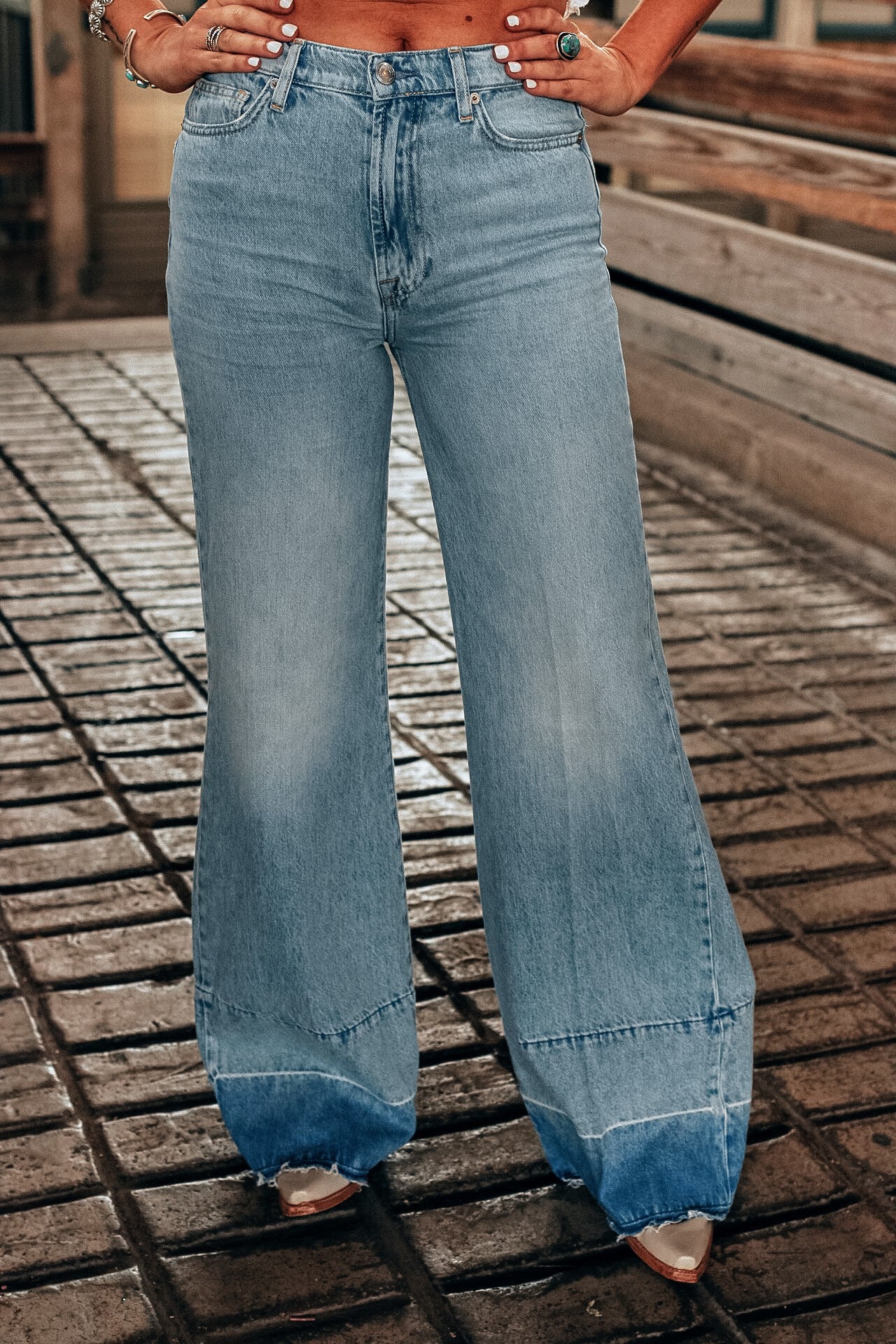 Ultra High-Rise Wide-Leg Jean